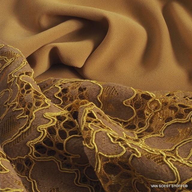 INKA cord lace in honey color | View: INKA cord lace in honey color