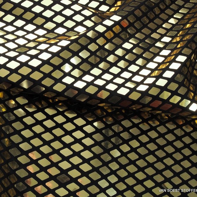 Metallic Chain in Gold - Schwarz | Ansicht: Metallic Chain in Gold - Schwarz