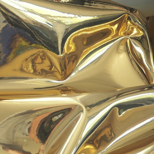 Metallic Doppelgewebe in Gold 28. | Ansicht: Metallic Doppelgewebe in Gold
