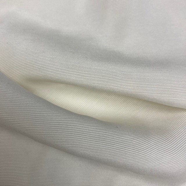 Mikro Ottoman Rib Cupro-Rayon in Off White | Ansicht: Mikro Ottoman Rib Cupro-Rayon in Off White