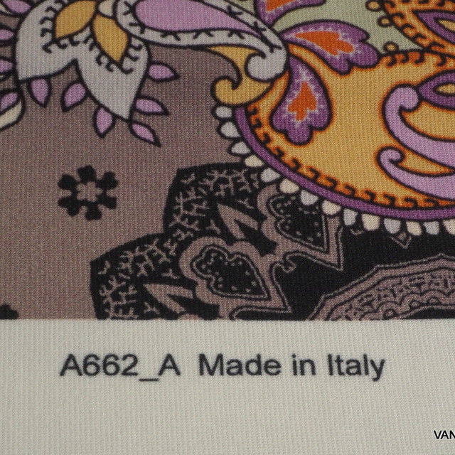 Fashion fabric Italy on heavy viscose stretch jersey