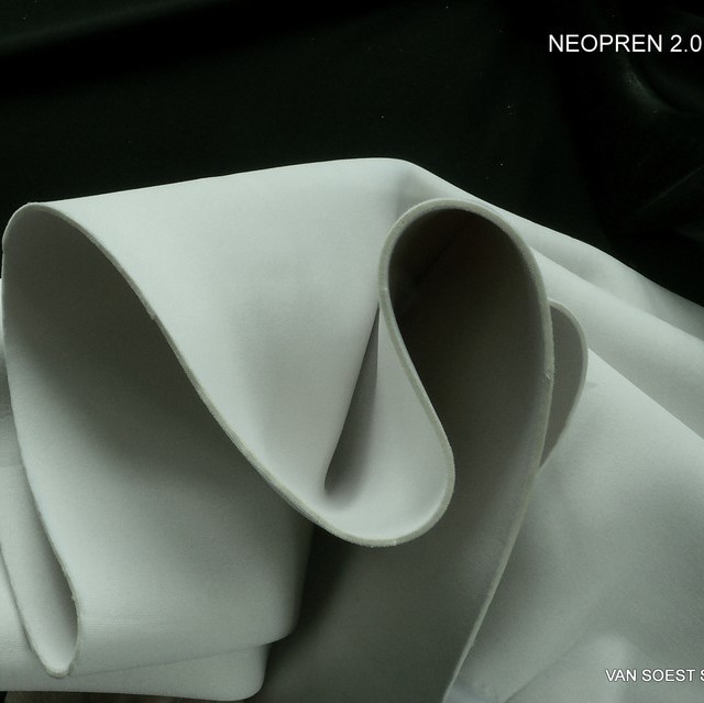 Neopren in Off-White 2.0 mm. | Ansicht: Neopren in Off-White 2.0 mm.
