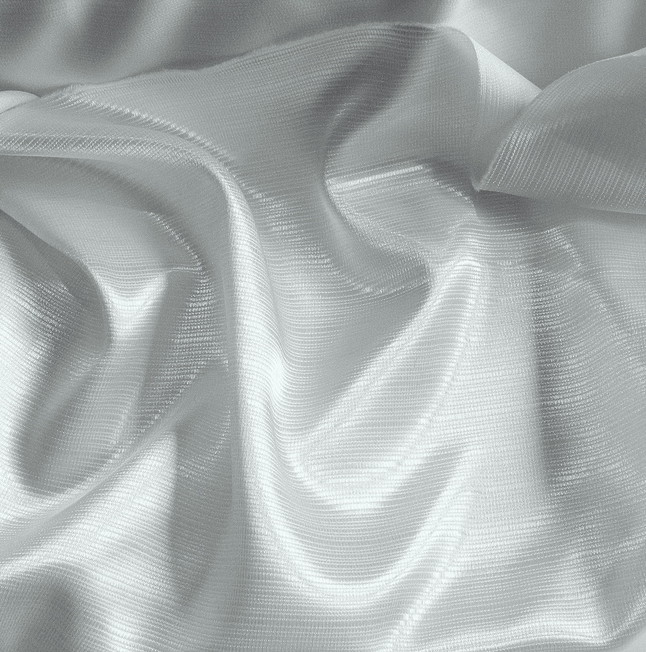 OTTOMAN SATIN STRETCH IN WEIß