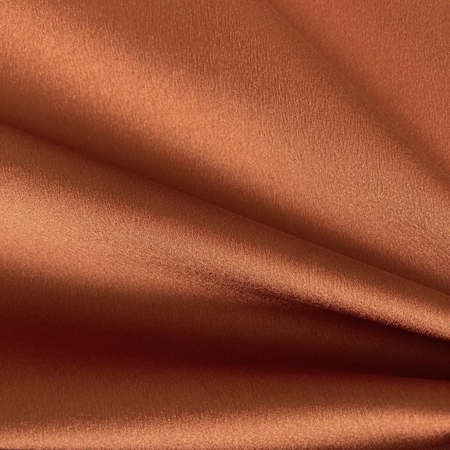 Satin mit Stretchanteil super leicht und weich fliessend in Ziegelorange | Ansicht: Satin mit Stretchanteil super leicht und weich fliessend in Ziegelorange