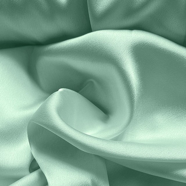 Satin mit Stretchanteil super leicht und weich fliessend in Mint | Ansicht: Satin mit Stretchanteil super leicht und weich fliessend in Mint