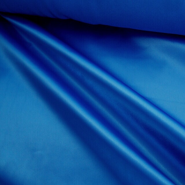Heavy royal high-stretch couture satin in cobalt blue | View: Heavy royal high-stretch couture satin in cobalt blue