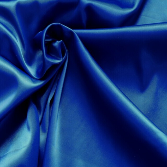 Heavy royal high-stretch couture satin in cobalt blue | View: Heavy royal high-stretch couture satin in cobalt blue