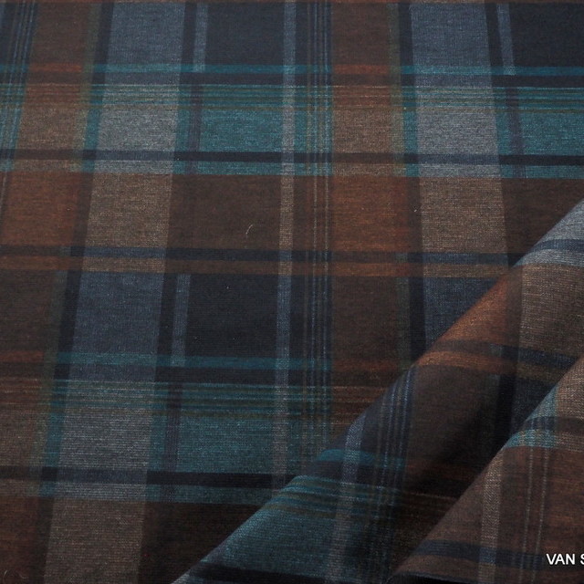 Heavy stretch fine jersey in dream check design | View: Heavy stretch fine jersey in dream check design