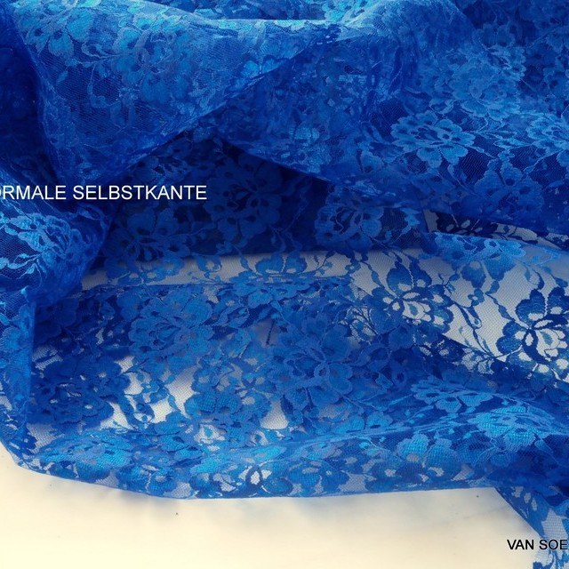 Stiff Clara lace in cobalt blue | View: Stiff Clara lace in cobalt blue