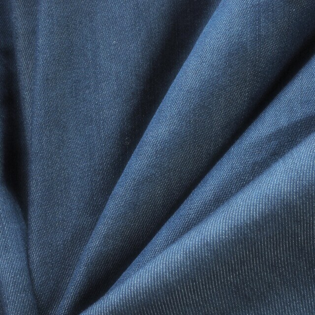 Stretch 4.6oz Lyocell-Tencel pre-washed denim in darkblue | View: Stretch 4.6oz Lyocell-Tencel pre-washed denim in darkblue