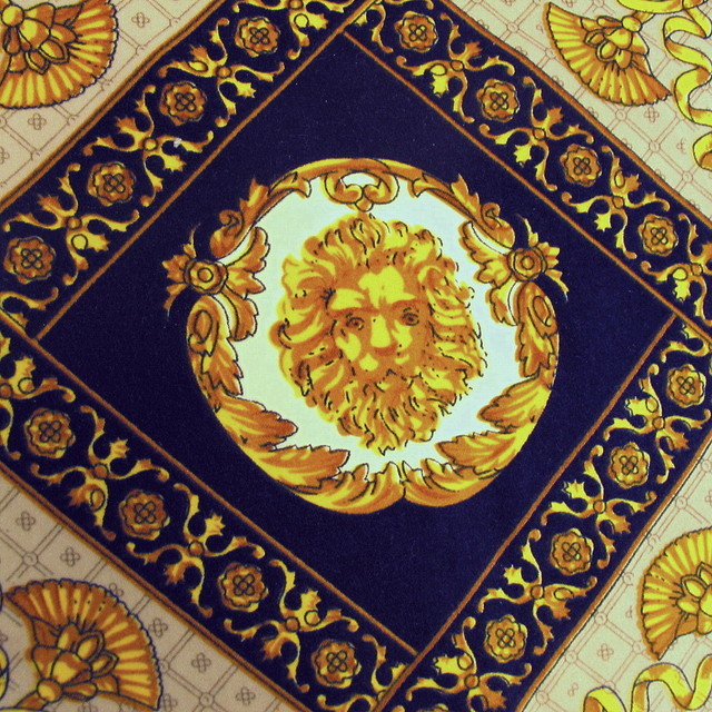 Stretch Baumwoll Versace Velvet Druck