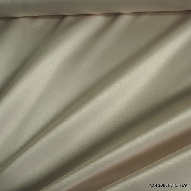 Stretch Braut Satin in Champagne | Ansicht: Stretch Braut Satin in Champagne