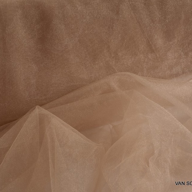 Stretch Glitter Tüll in Rosé(Haut) | Ansicht: Stretch Glitter Tüll in hellem Rosa(Haut)