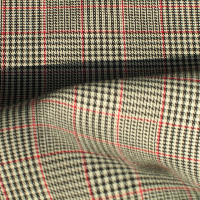 Stretch classic prince de galles check - fabrics online