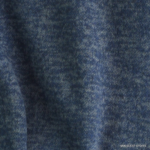 Stretch Melange Piqué Strick in Taubenblau + 4 weitere Farben | Ansicht: Stretch Melange Piqué Strick in Taubenblau + 4 weitere Farben