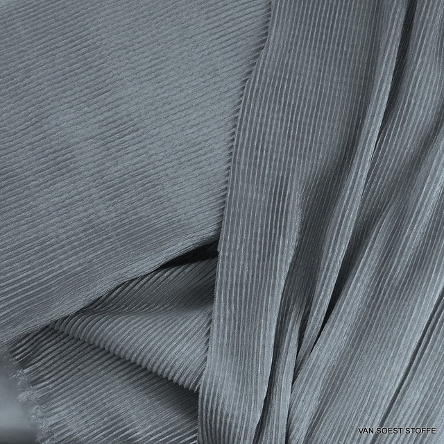 Stretch Plissee in Silber Grau | Ansicht: Stretch Plissee in Silber Grau