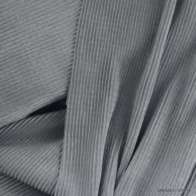 Stretch Plissee in Silber Grau | Ansicht: Stretch Plissee in Silber Grau