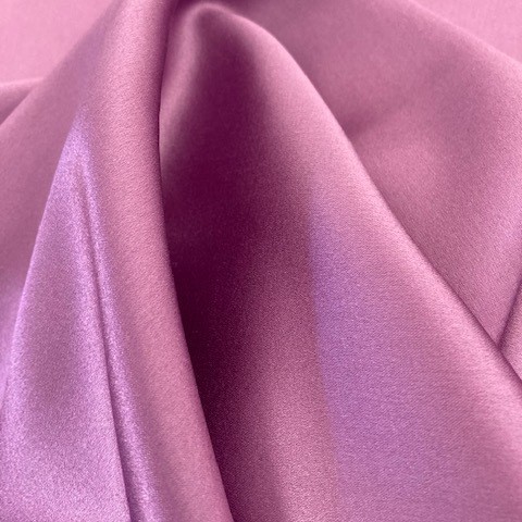 Stretch Seidensatin 19mm in Pfingstrosen Violett | Ansicht: Stretch Seidensatin 19mm in Pfingstrosen Violett