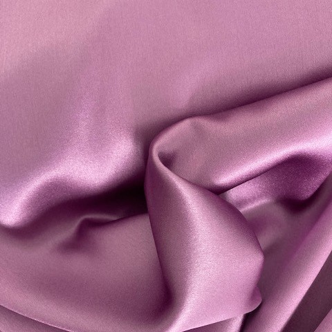 Stretch Seidensatin 19mm in Pfingstrosen Violett