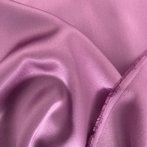 Stretch Seidensatin 19mm in Pfingstrosen Violett | Ansicht: Stretch Seidensatin 19mm in Pfingstrosen Violett