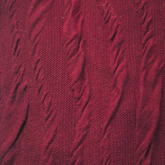 Stretch Soft Jersey Jacquard in Burgund | Ansicht: Stretch Soft Jersey Jaquard in burgund