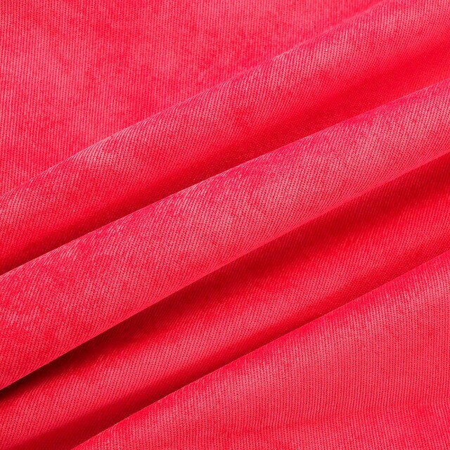 Stretch super fine corduroy in great red tone. | View: Stretch super fine corduroy in great red tone.