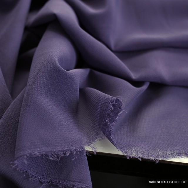 Super fine Georgette in lilac | View: Super fine Georgette in lilac