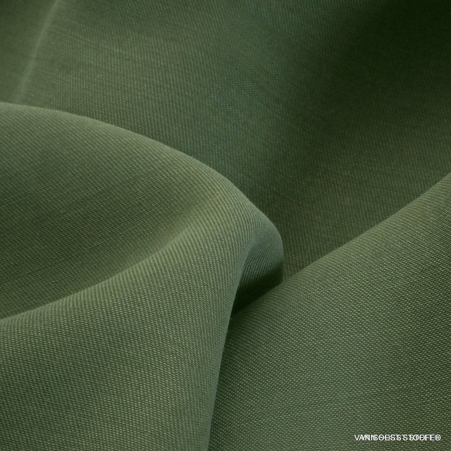 TENCEL / CUPRO  Fb. Olivgrün | Ansicht: TENCEL / CUPRO  Fb. Olivgrün