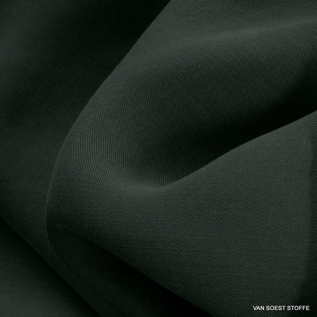 TENCEL / CUPRO col. Olive green | View: TENCEL®/CUPRO® in Fb. Dunkelgrün