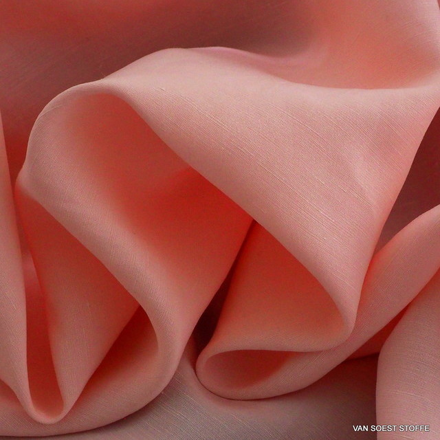 TENCEL™-Cupro-Leinen in Rosé | Ansicht: TENCEL®-Cupro-Leinen in Rosé