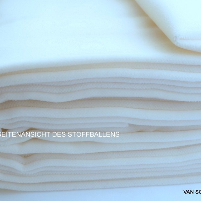 Vintage Baumwoll Samt in Weiß | Ansicht: Vintage Baumwoll Samt in Weiß