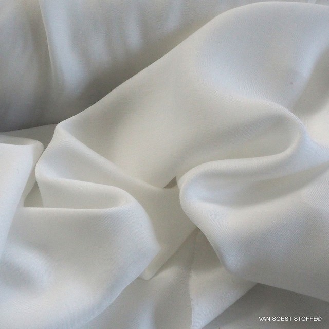 Vintage copper silk in off-white as a twill fabric