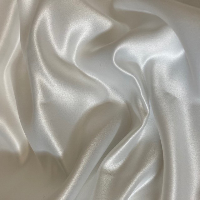 Vintage Luxus Satin in der Farbe Offwhite | Ansicht: Vintage Luxus Satin in der Farbe Offwhite