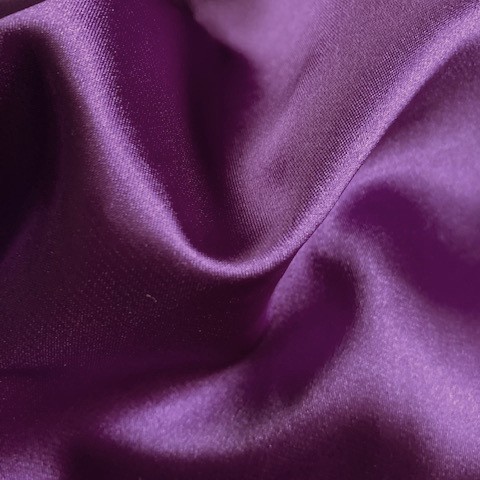 Purple Satin Stretch