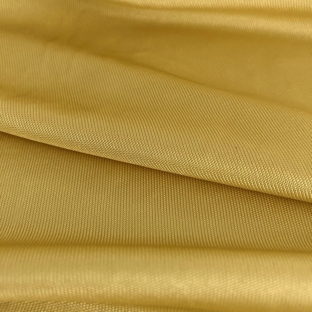 High-gloss viscose jersey, smooth feel & great drape in sunshine yellow | View: 100% Viscose Jersey high gloss, smooth handle & great drape Sunshine Yellow