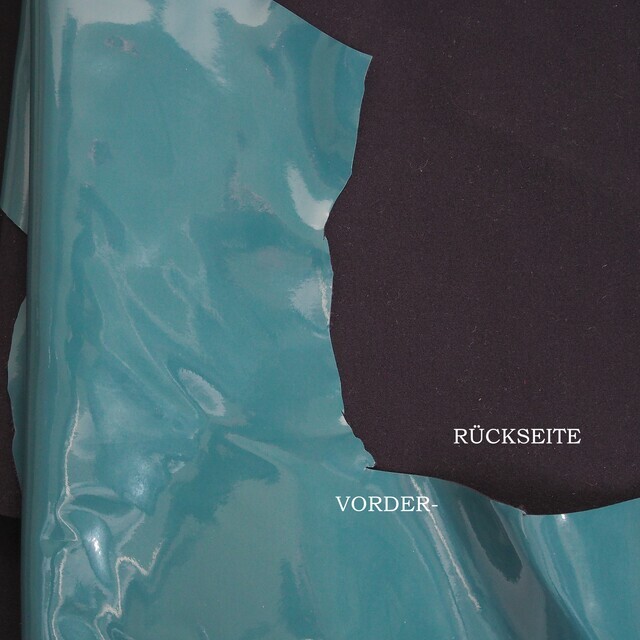 Wet Look soft Vinyl in Petrol | Ansicht: Wet Look soft Vinyl in Petrol