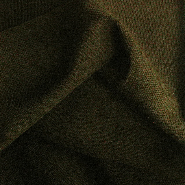 Imitation suede by the meter in deep dark brown cavalry twill