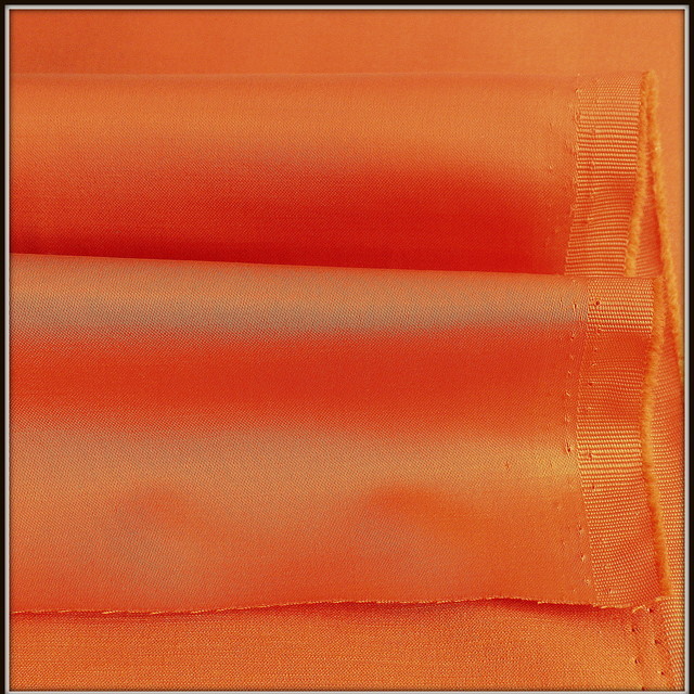 Baumwoll Stretch Cocktail Satin in Orange