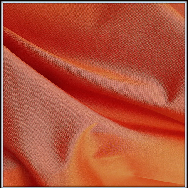 Baumwoll Stretch Cocktail Satin in Orange