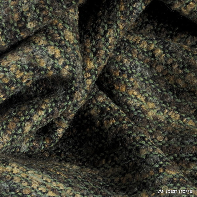 Bouclé Nouveauté in Khaki - Prospekt Artikel