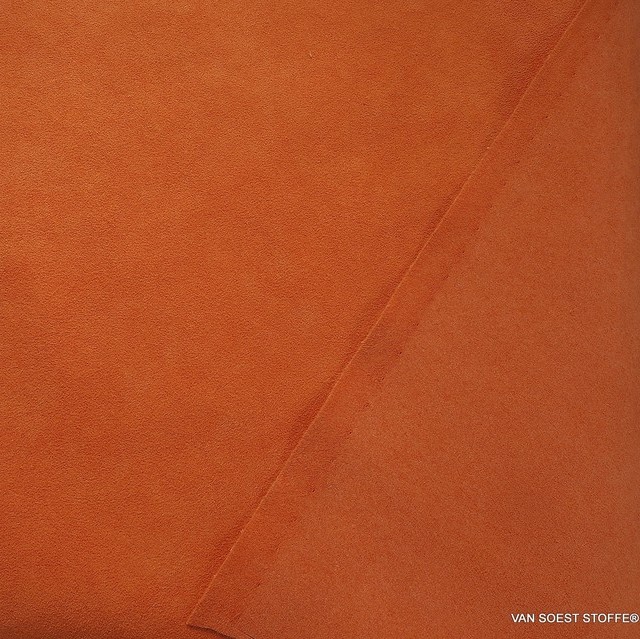 High quality micropolyamide Alcantara similar in juicy orange | View: High quality micropolyamide Alcantara similar in juicy orange