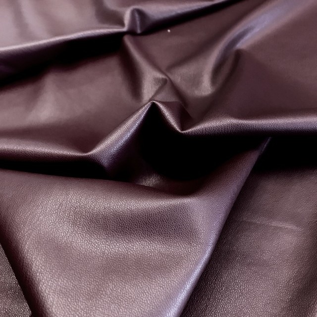 super soft vegan leather smooth & suede, double sided in bordeaux | View: super soft vegan leather smooth & suede, double sided in bordeaux