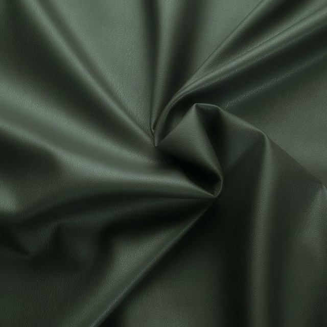 super soft vegan leather smooth & suede, double sided in dark green | View: super soft vegan leather smooth & suede, double sided in dark green