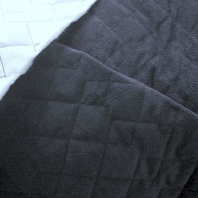 super soft Micro Polyester quilting in Navy | View: super soft Micro Polyester quilting in Navy