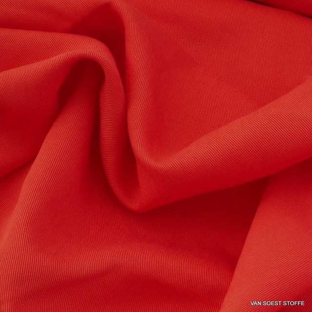 100 % TENCEL™ schwerer 3/1 Soft Gabardine in Orange | Ansicht: 100 % TENCEL® schwerer 3/1 Soft Gabardine in Orange