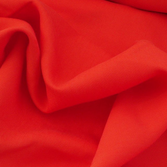 100 % TENCEL™ heavy 3/1 Soft Gabardine in orange | View: 100 % TENCEL™ heavy 3/1 Soft Gabardine in orange