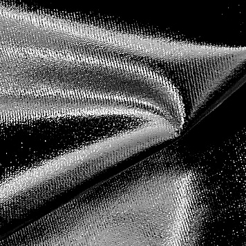 2257 - High Stretch Black Vinyl Shiny look - slightly crincled auf schwarzem Jersey
